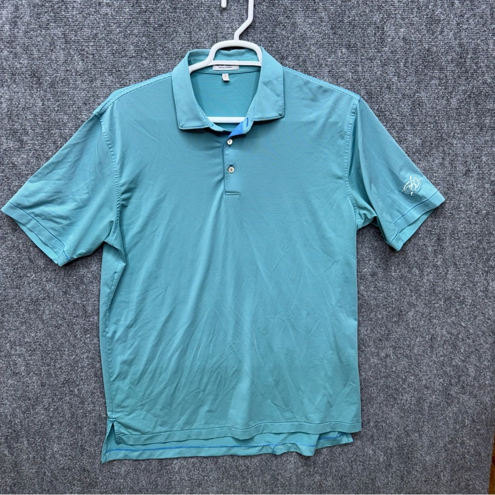 Peter Millar Summer Comfort Polo shirt embroidered Men's size L Large